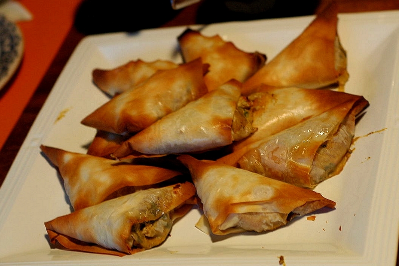 Briouates à la viande ou au poisson